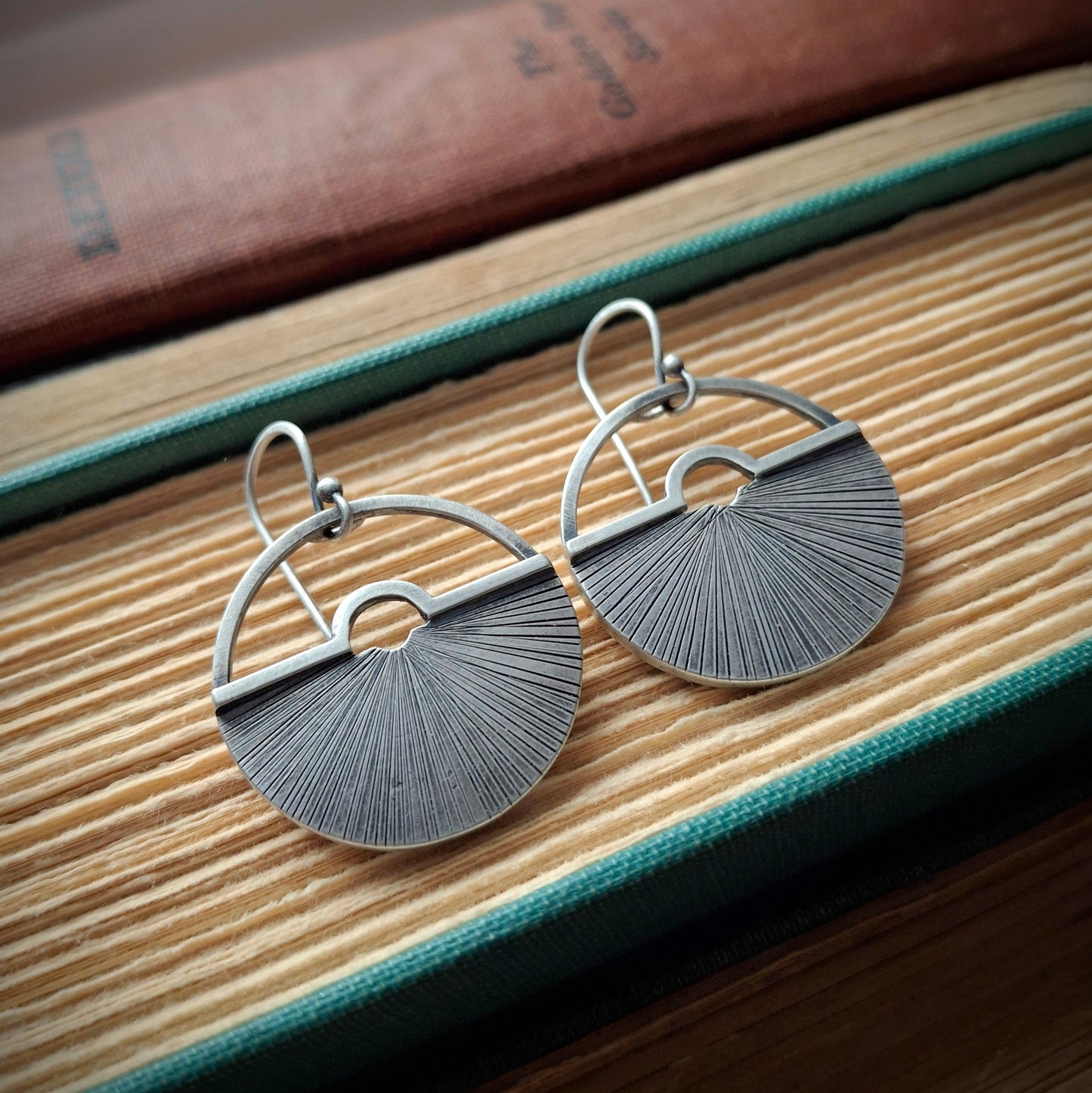 Open Book Earrings ~ Cozy Autumn Collection