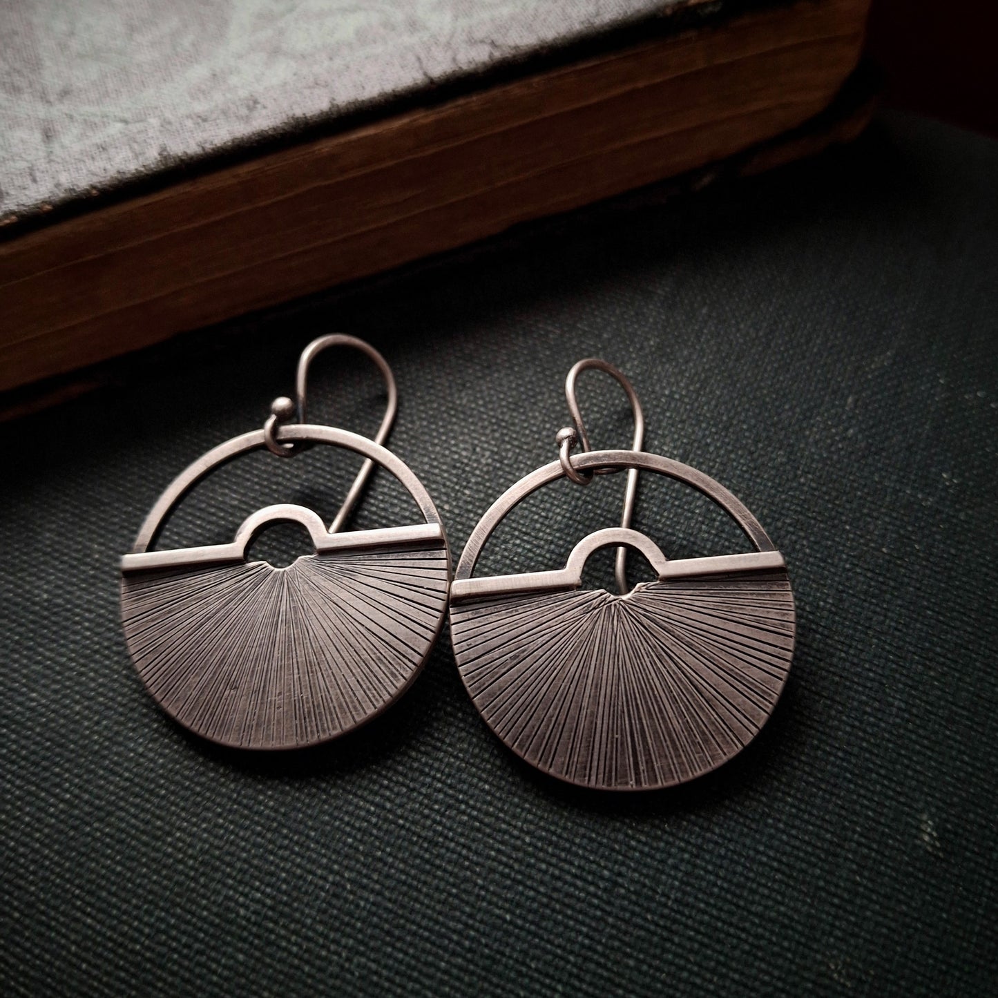 Open Book Earrings ~ Cozy Autumn Collection