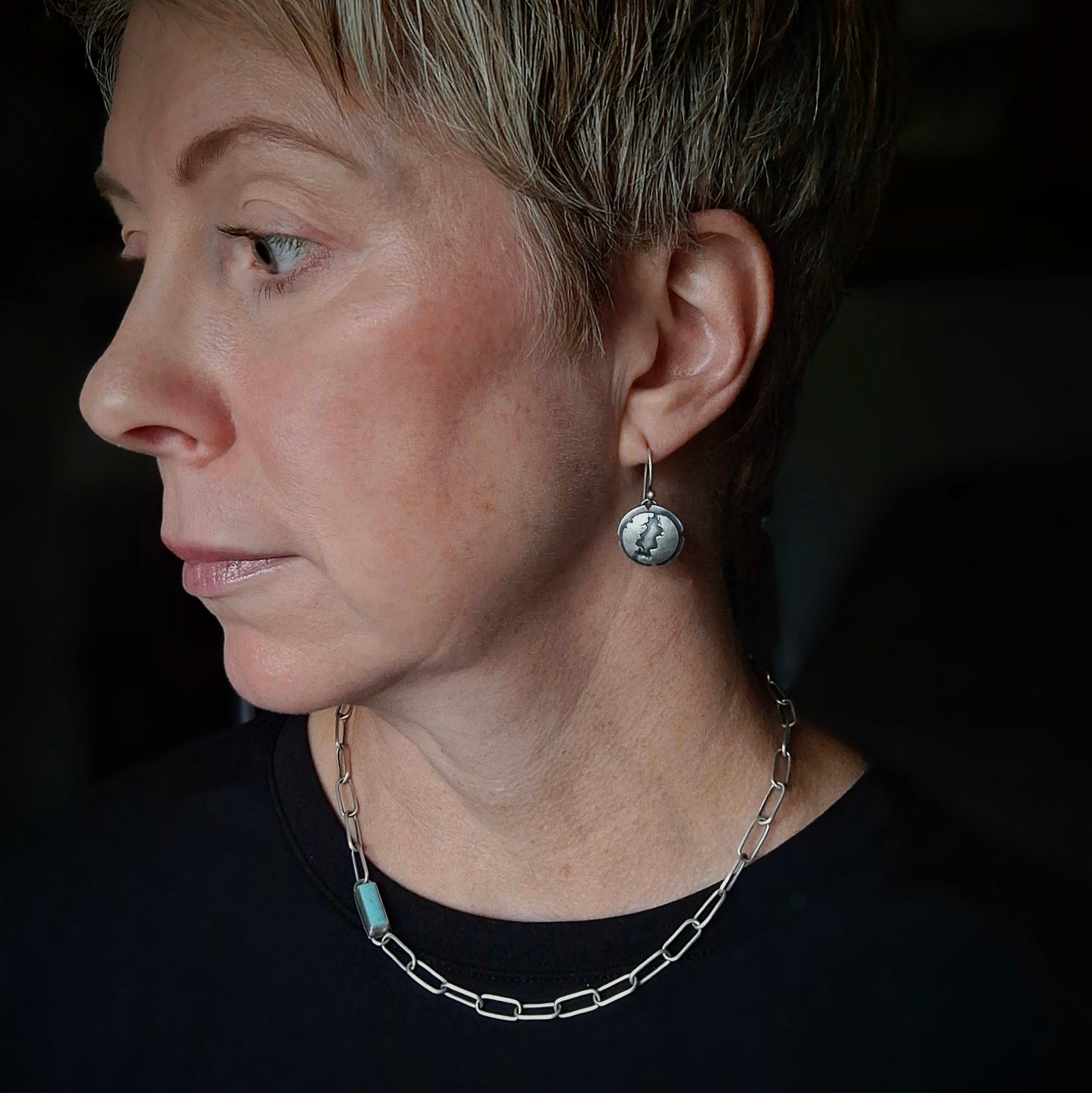 Shield Earrings ~ Cozy Autumn Collection