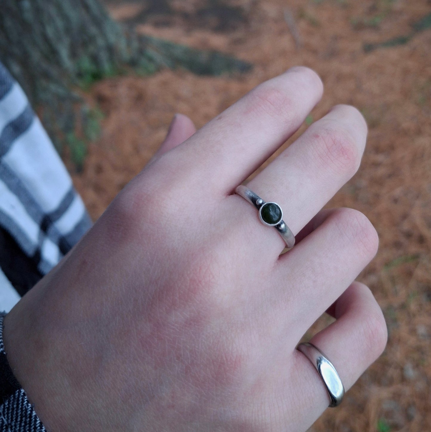 Nephrite Jade Ring - Size 6