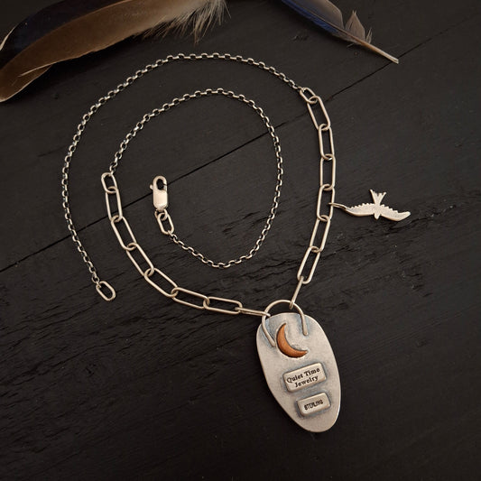 Flight Necklace with Labradorite