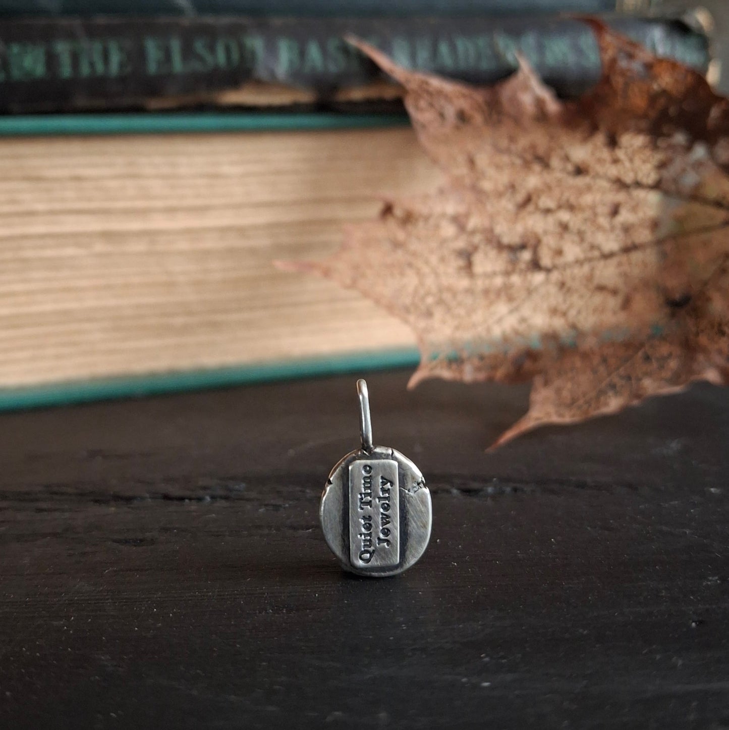 Mushroom Charm - Reclaimed Sterling Silver