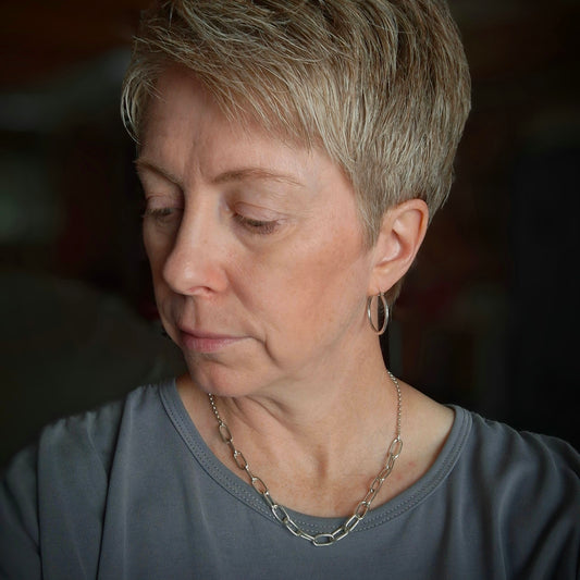 Paperclip Necklace | Sterling Silver