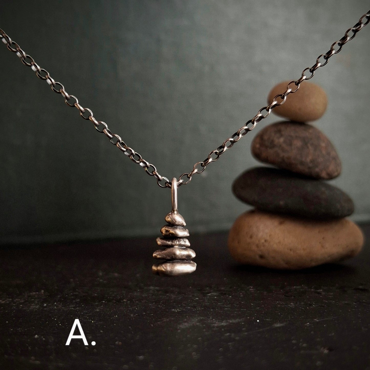 Rock Cairn Charms
