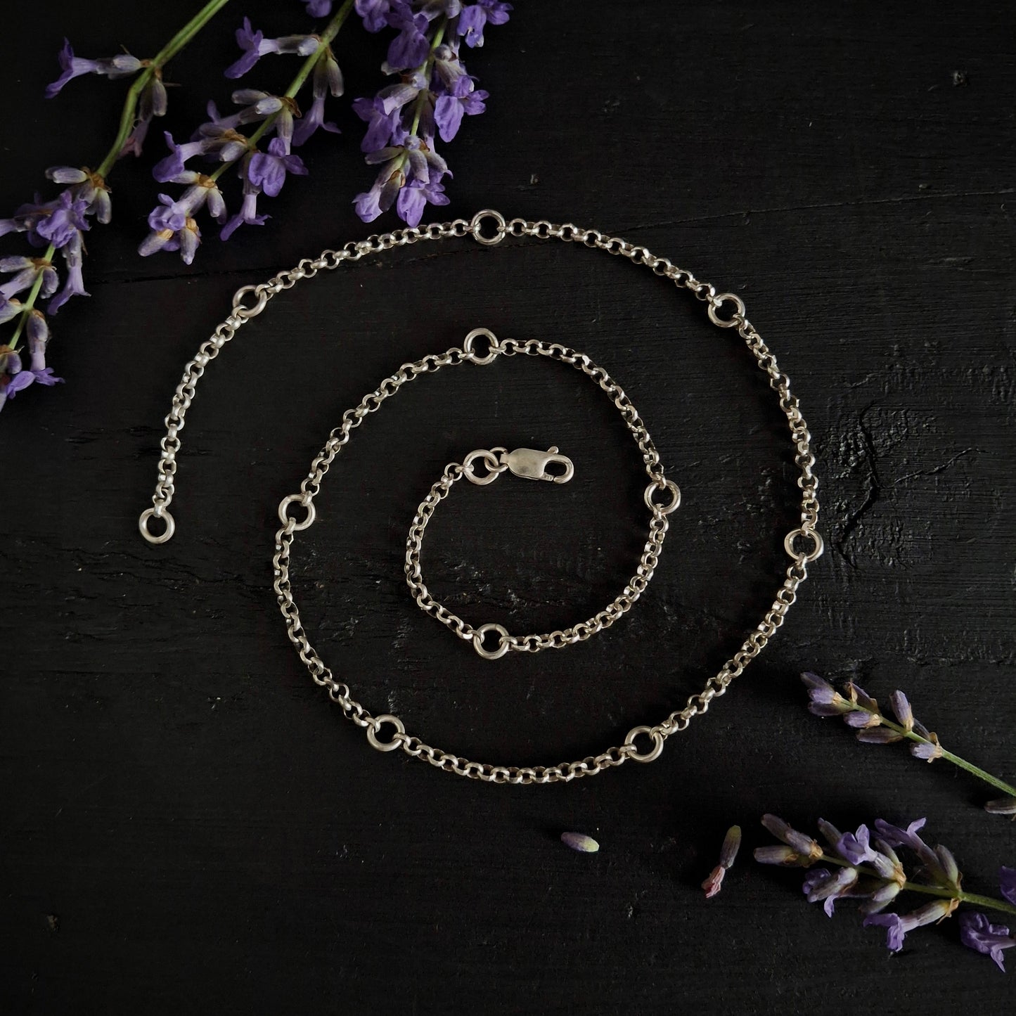 Round Link and Chain Necklace