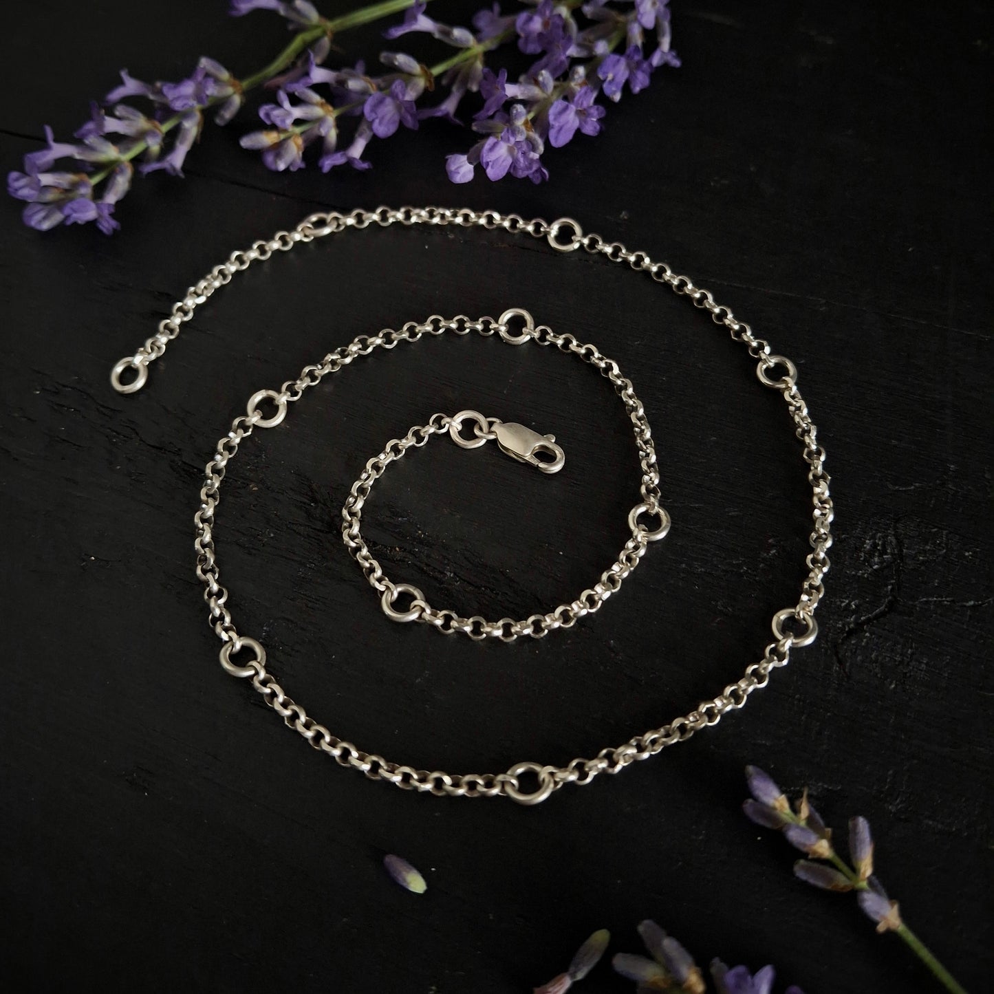 Round Link and Chain Necklace