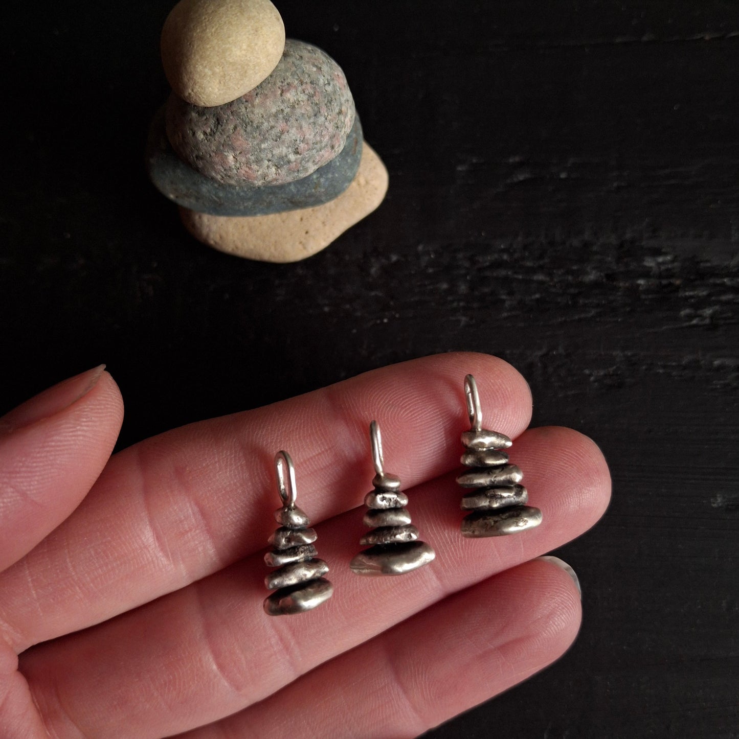 Rock Cairn Charms