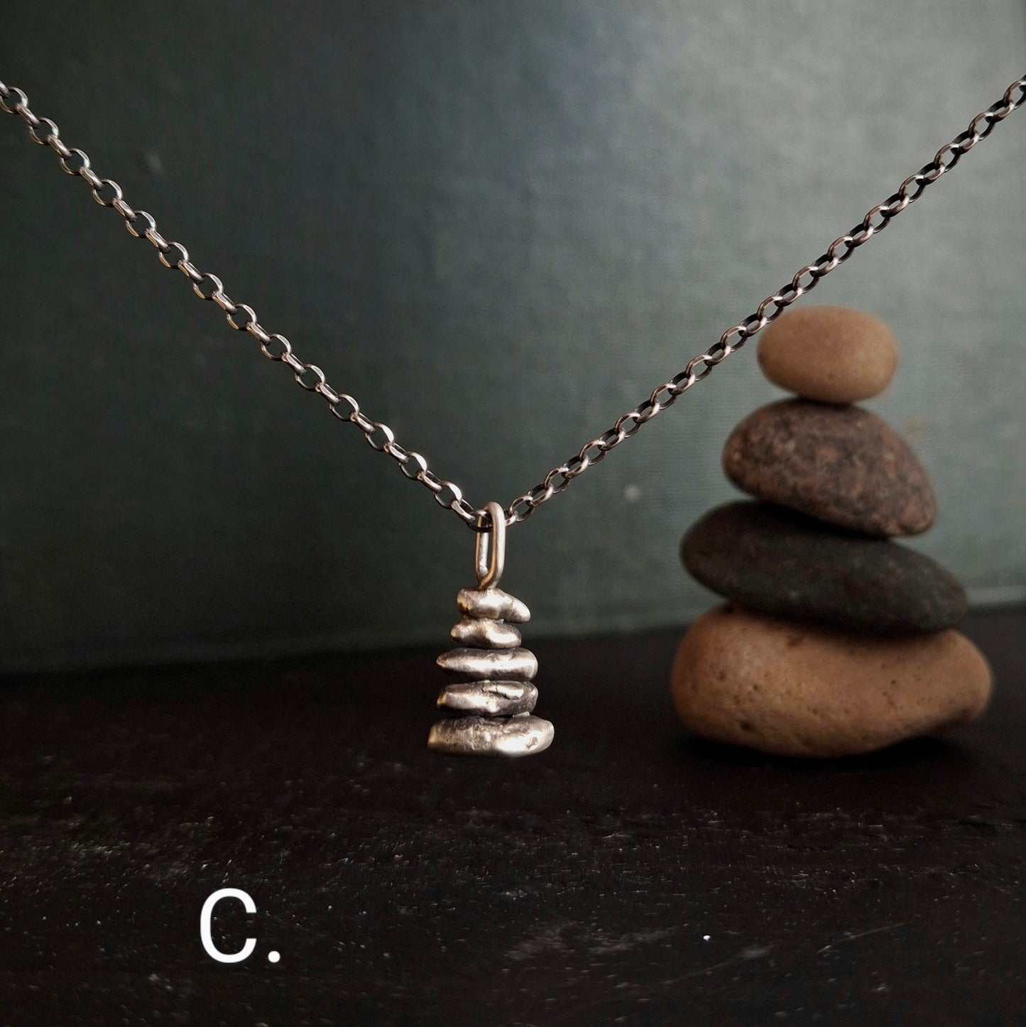 Rock Cairn Charms