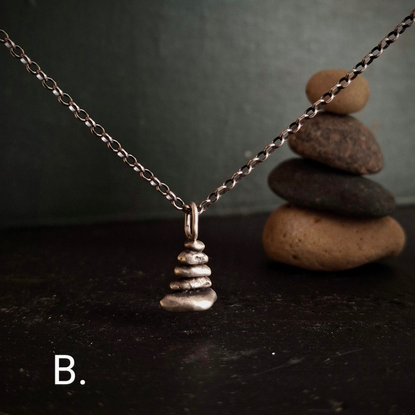 Rock Cairn Charms