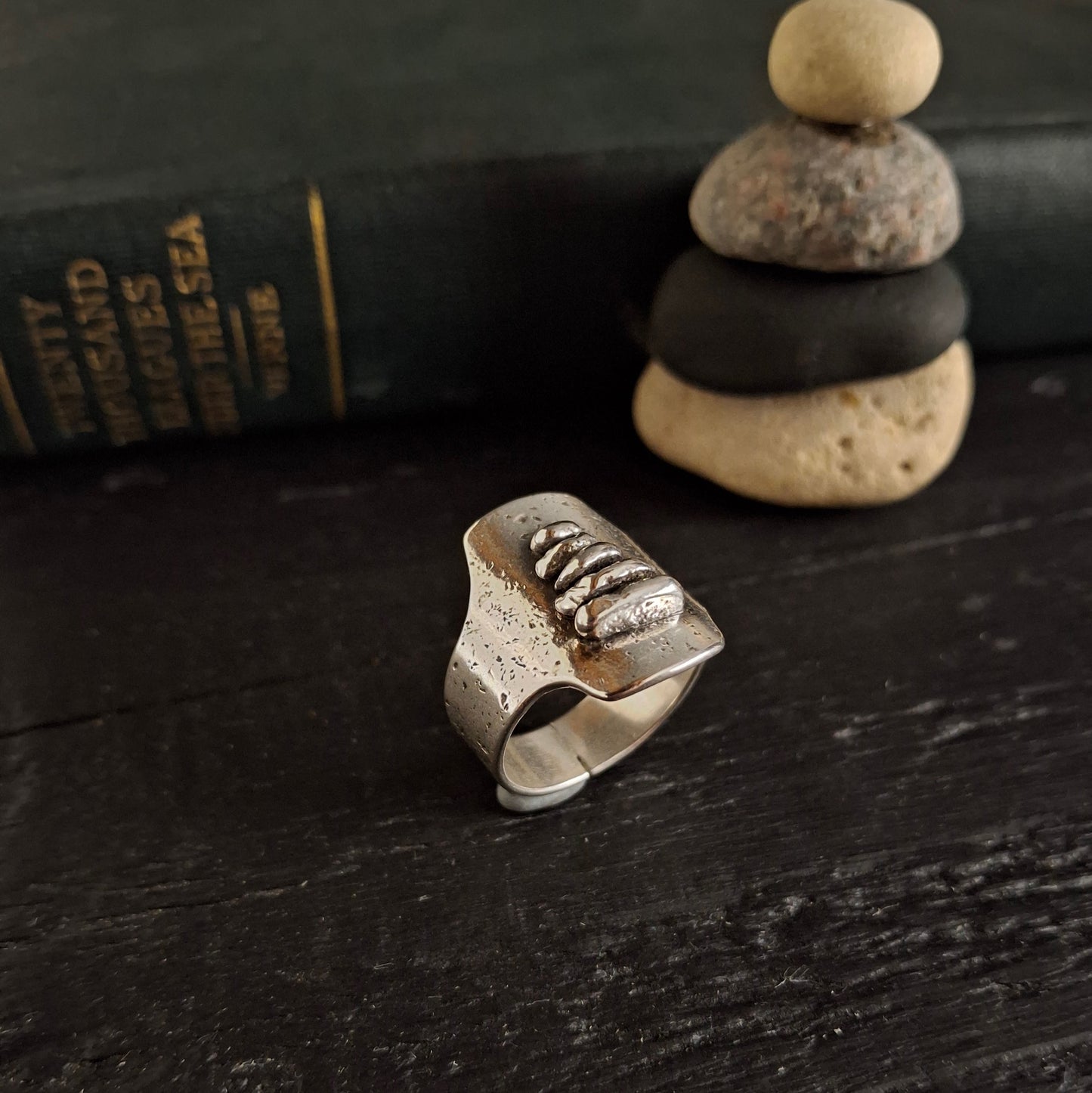 Rock Cairn Ring - 8.5
