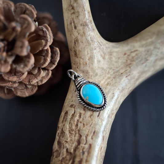 Vintage Christmas Tree Lightbulb Pendants | Sterling Silver | Choose Your Stone