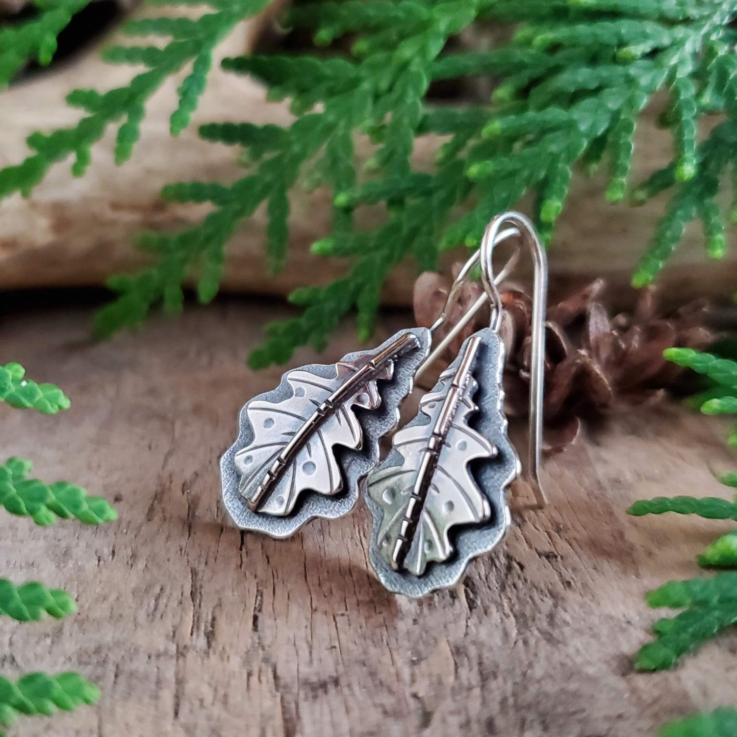 Oak Leaf Earrings