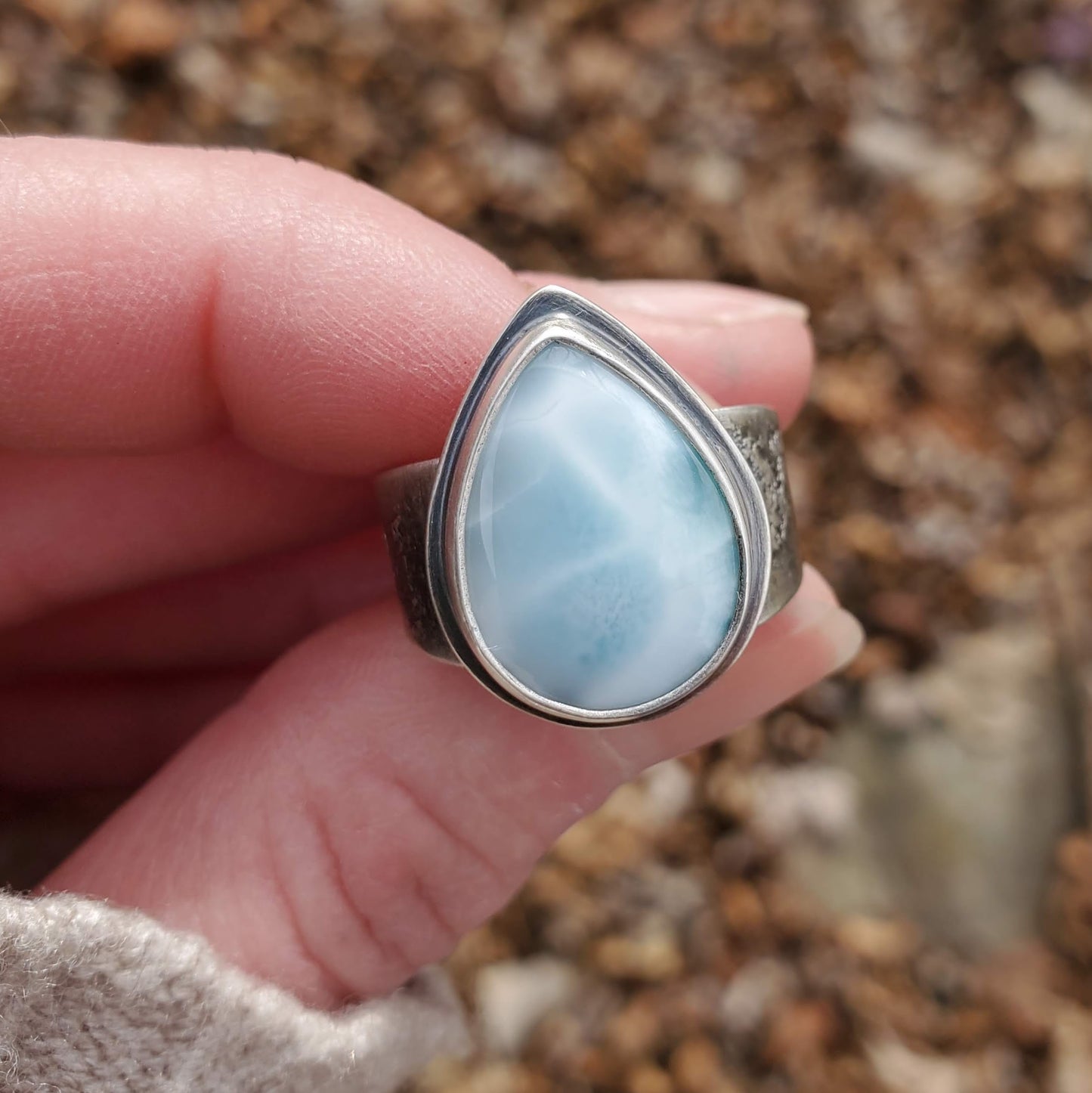 Larimar BREATHE Ring - Size 8.75