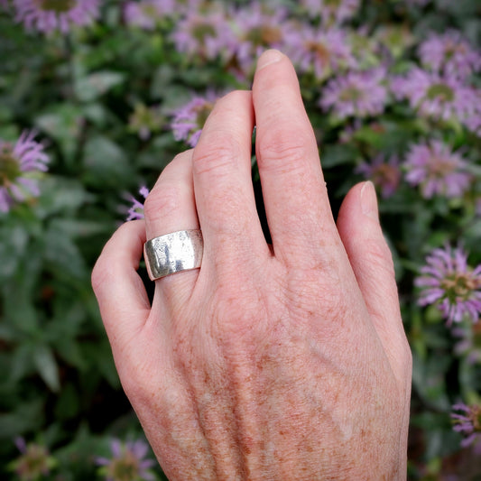 Sterling Silver Domed Ring