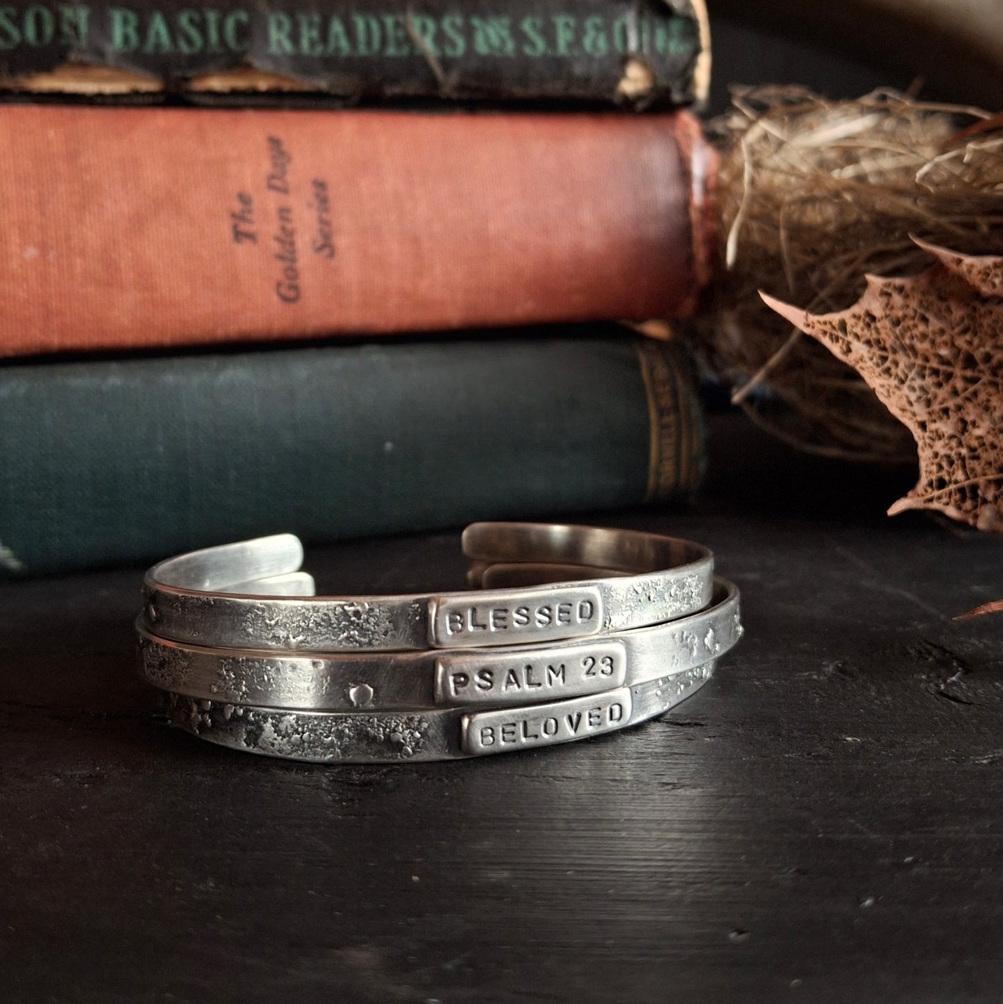 Silver Beloved Cuff