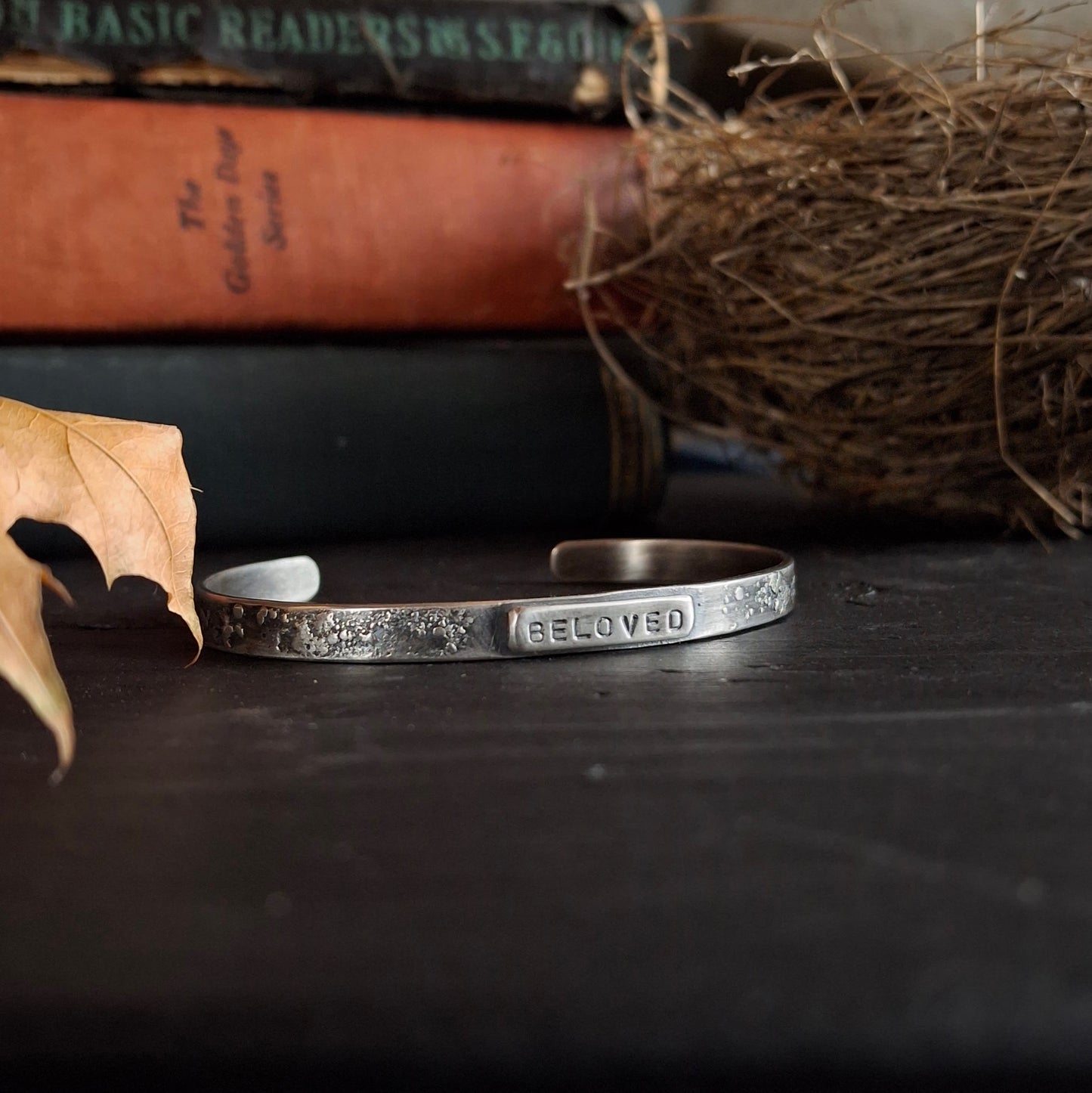 Silver Beloved Cuff
