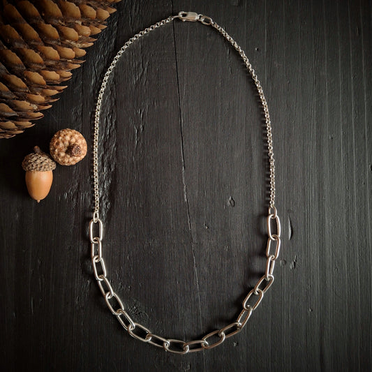 Paperclip Necklace | Sterling Silver