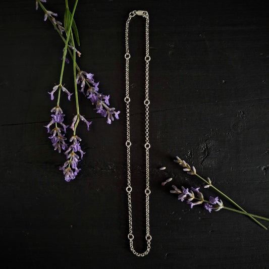 Round Link and Chain Necklace