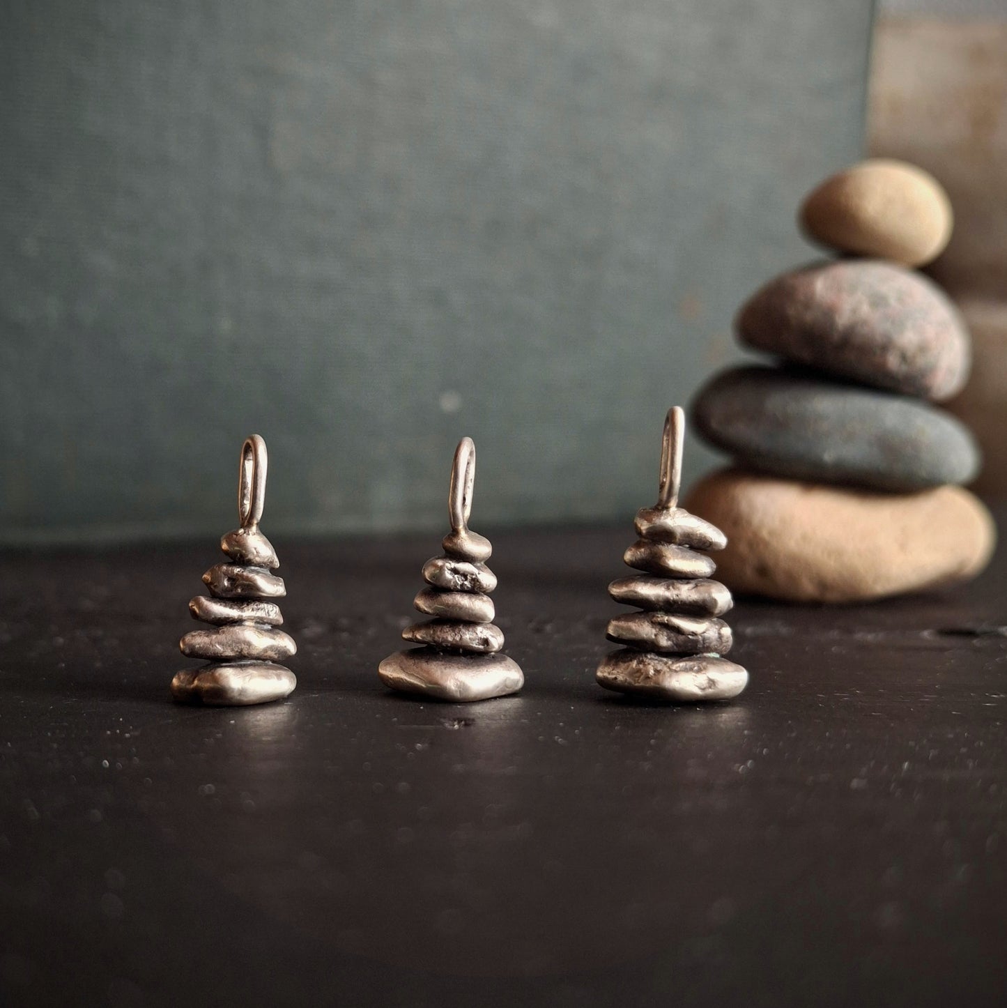 Rock Cairn Charms