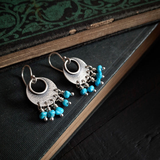 Sleeping Beauty Turquoise Earrings