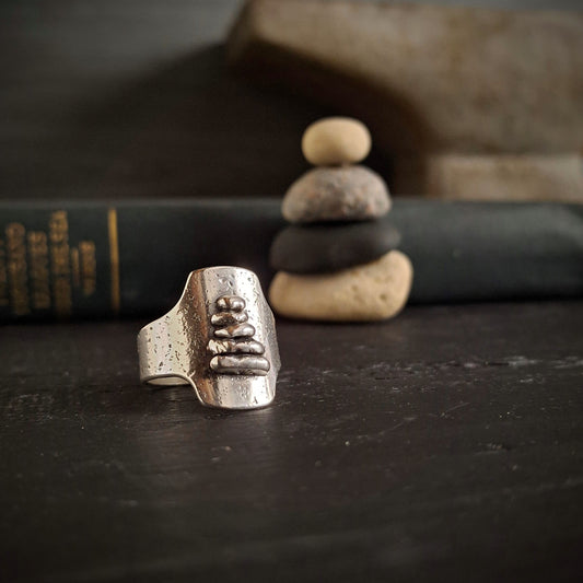 Rock Cairn Ring - 8.5