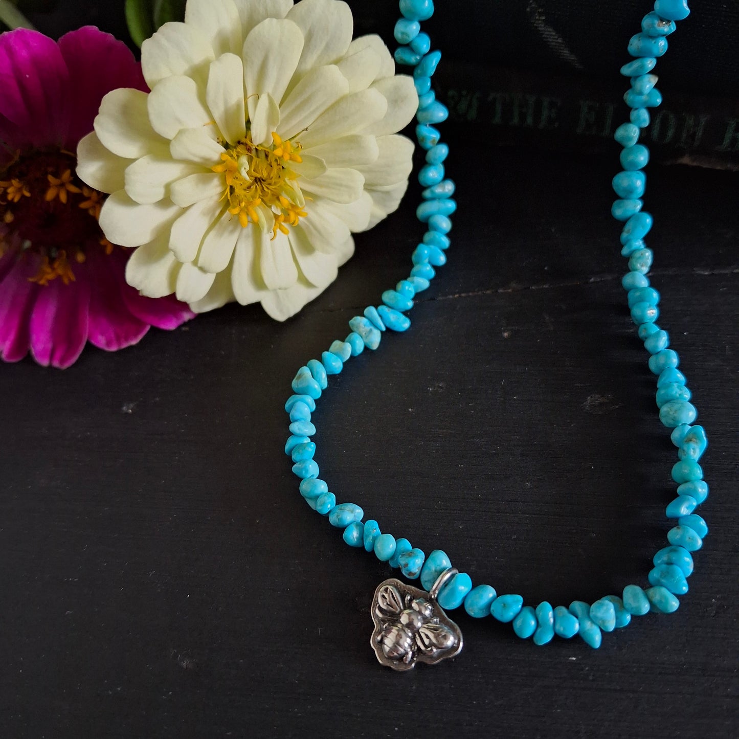 Honey Bee and Turquoise Earrings