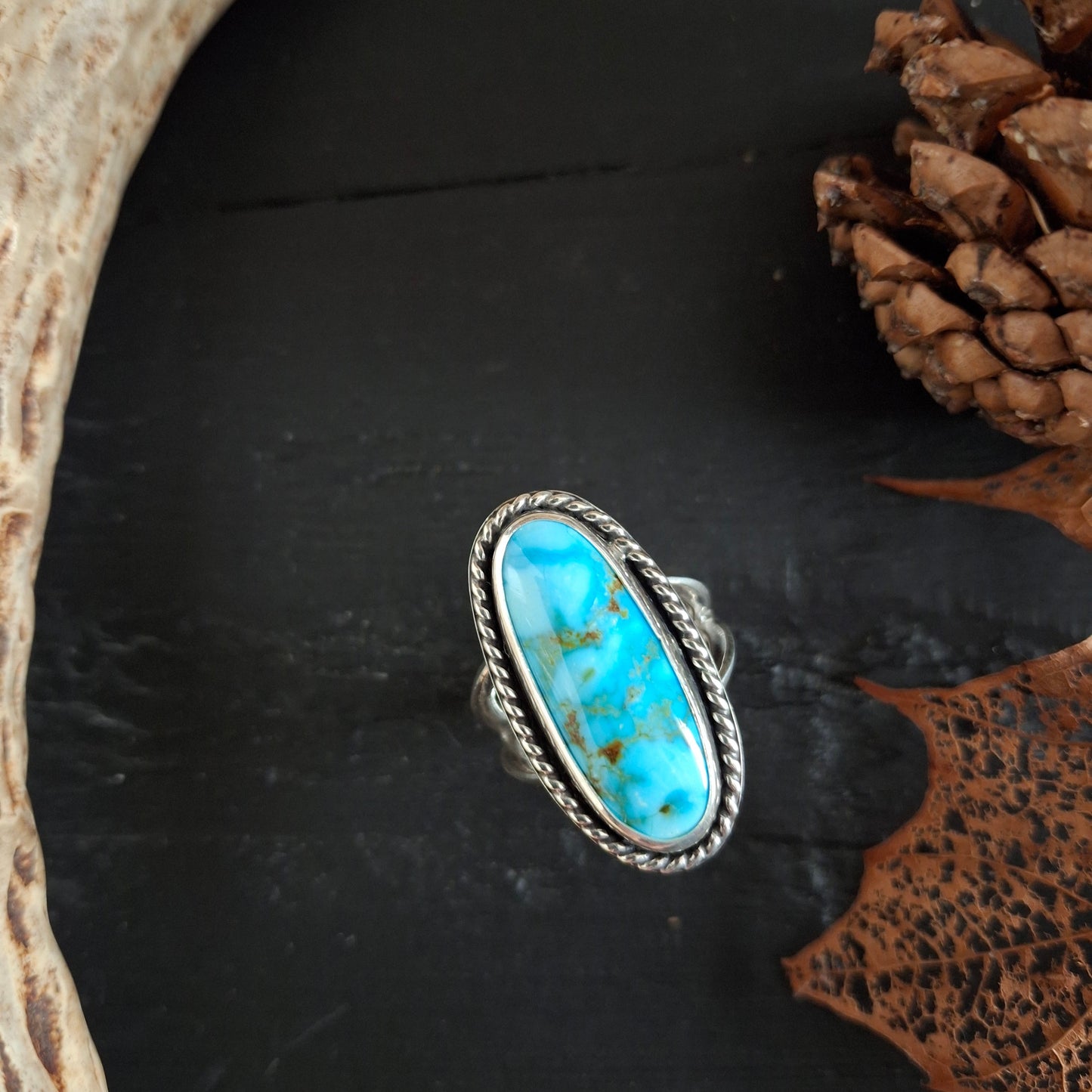 Turquoise Mountain Ring - Size 5