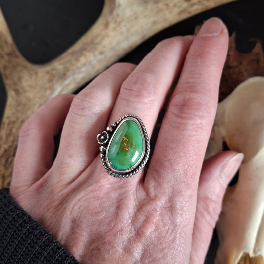 Stone Mountain Turquoise Ring - Size 7.5
