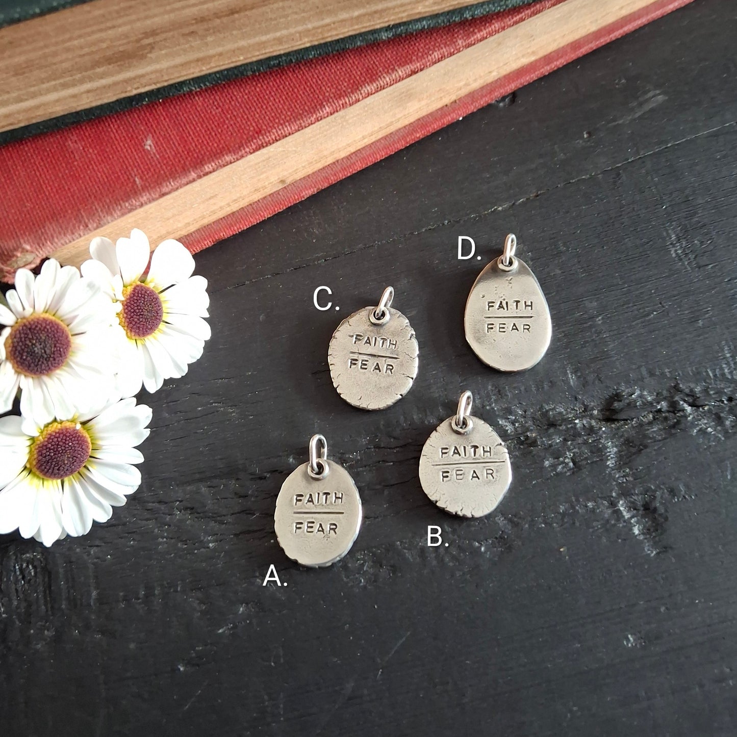 Faith over Fear Charms