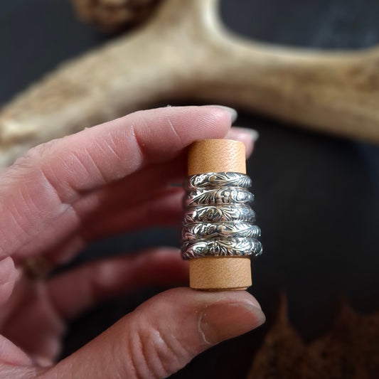 Sterling Silver Floral Ring