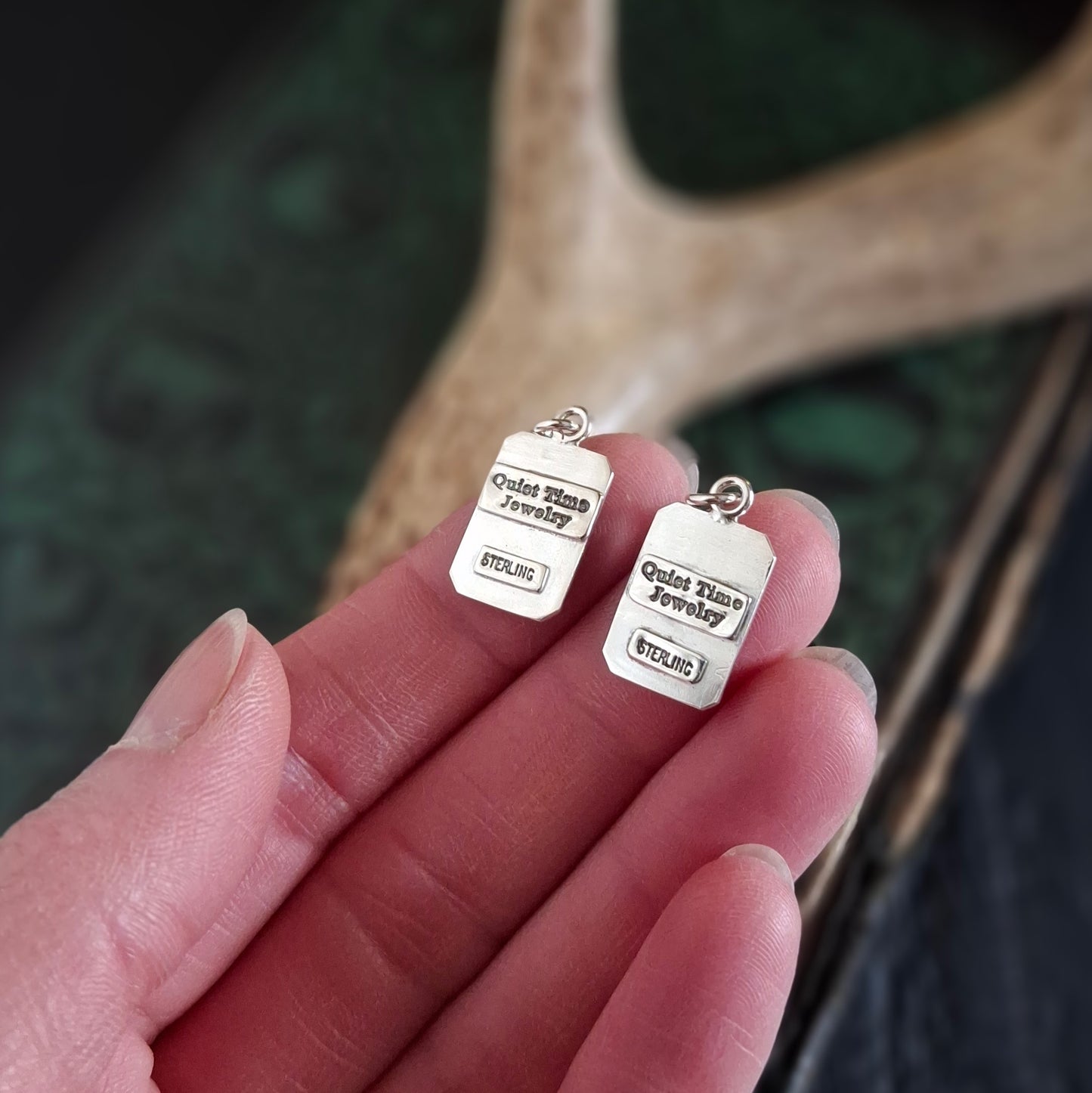 Do Not Worry - Hand Stamped Silver Talisman