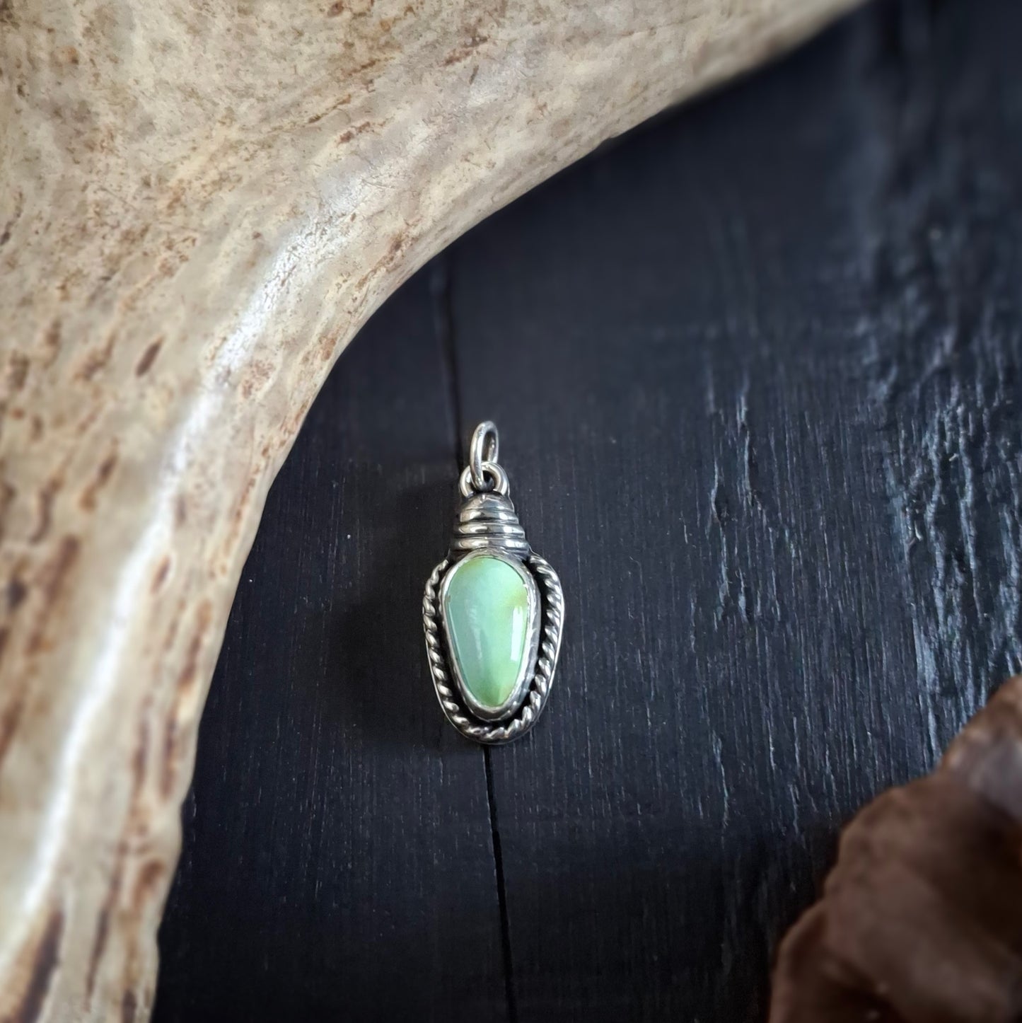 Vintage Christmas Tree Lightbulb Pendants | Sterling Silver | Choose Your Stone