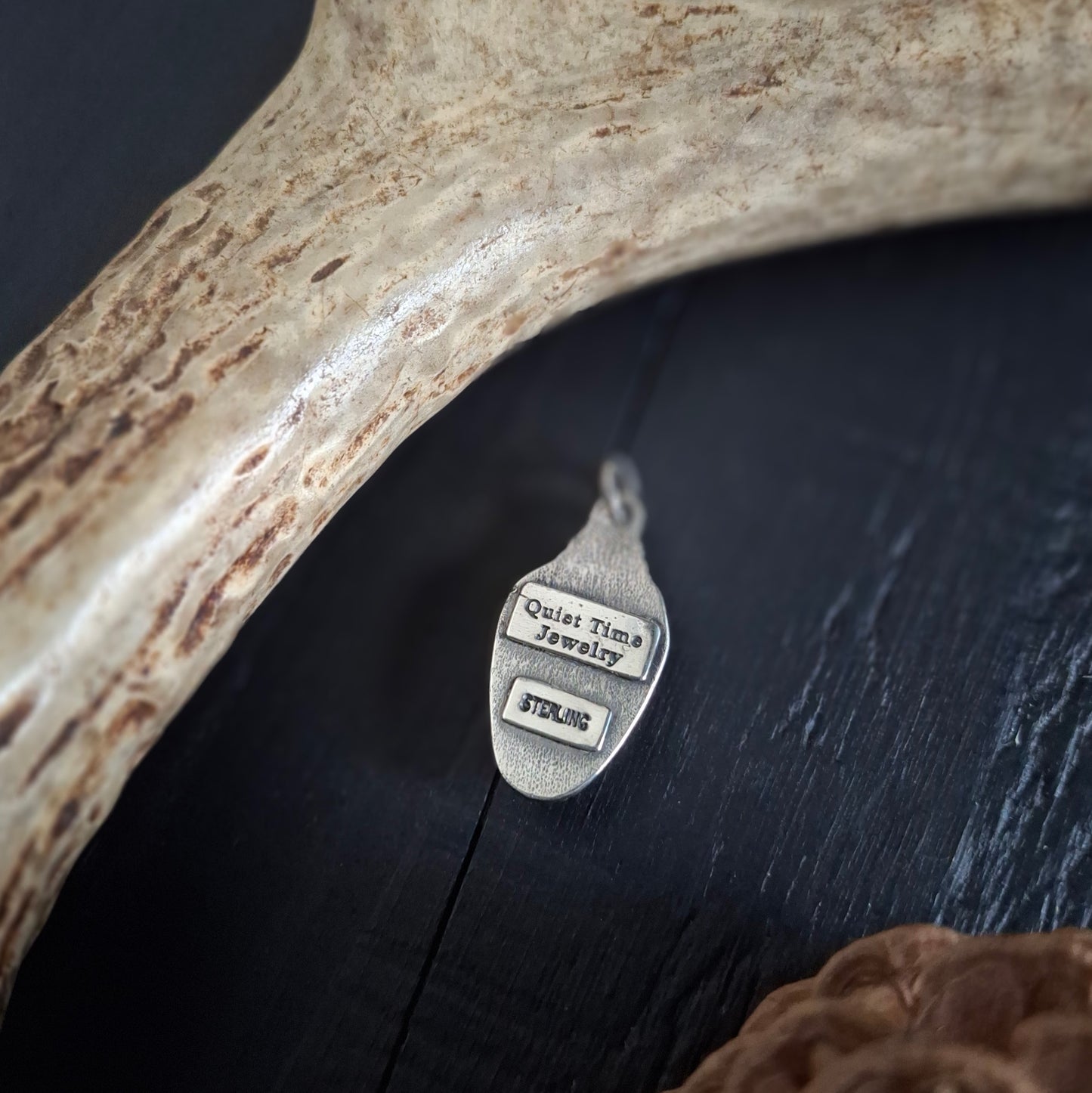 Vintage Christmas Tree Lightbulb Pendants | Sterling Silver | Choose Your Stone