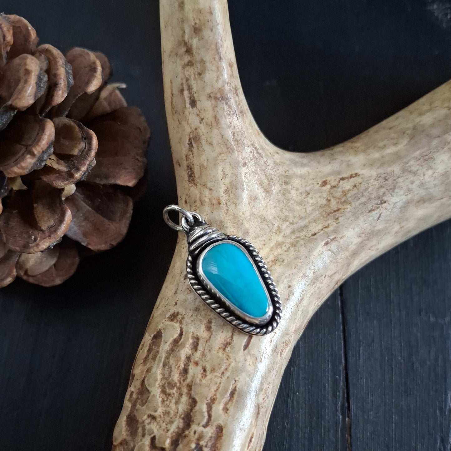 Vintage Christmas Tree Lightbulb Pendants | Sterling Silver | Choose Your Stone