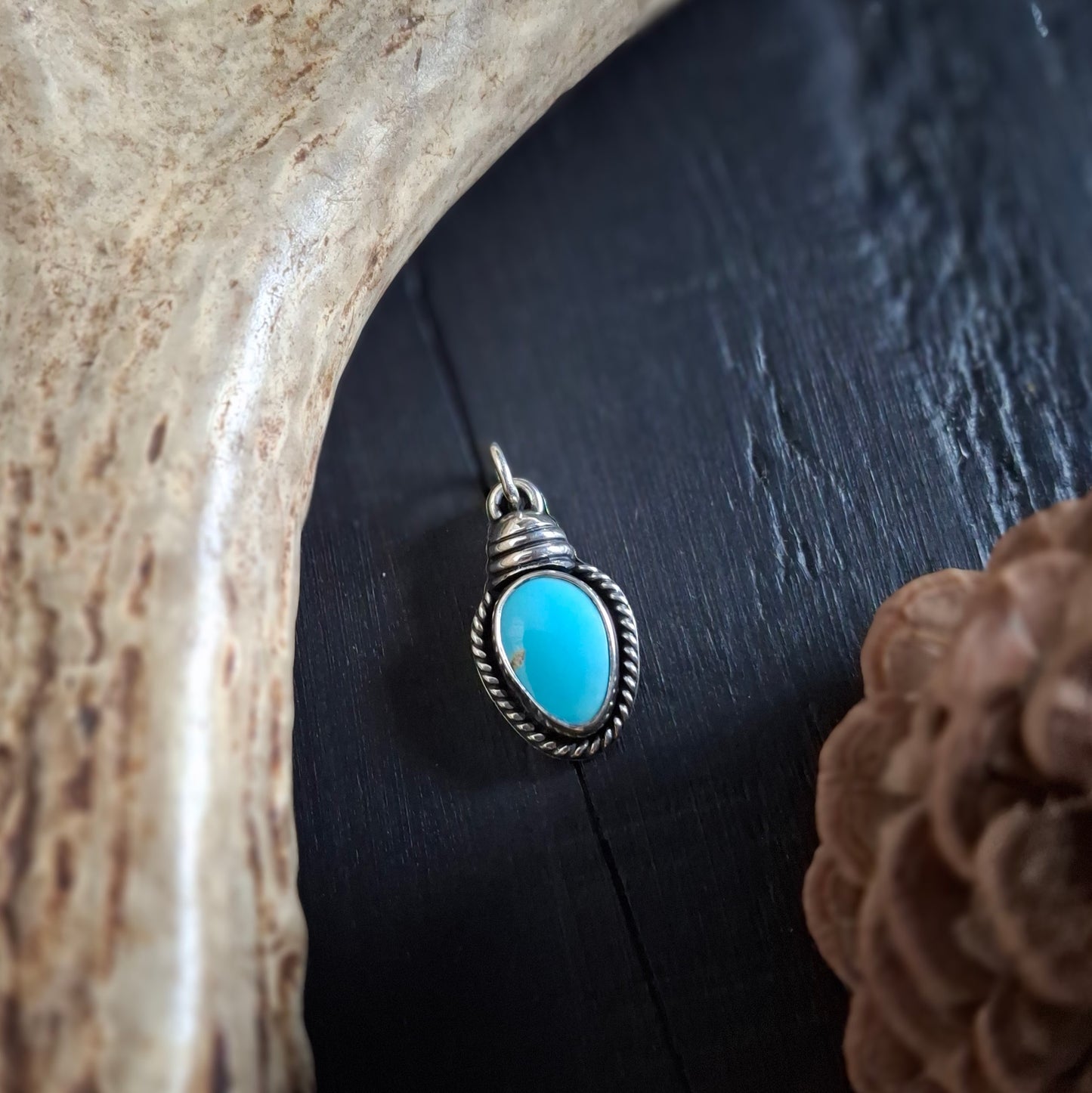 Vintage Christmas Tree Lightbulb Pendants | Sterling Silver | Choose Your Stone