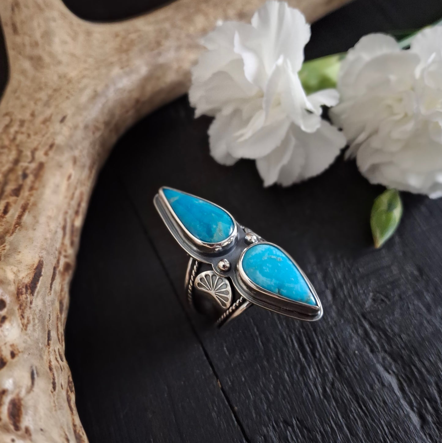 Kingman & Royston Turquoise Ring | Sterling Silver | Spring Collection