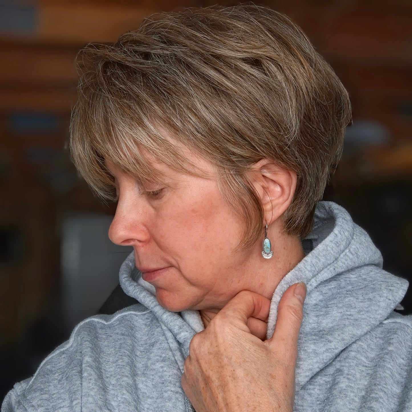 Kingman Turquoise Earrings | Sterling Silver | Spring Collection