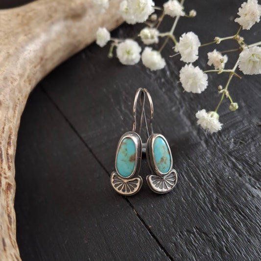 Kingman Turquoise Earrings | Sterling Silver | Spring Collection