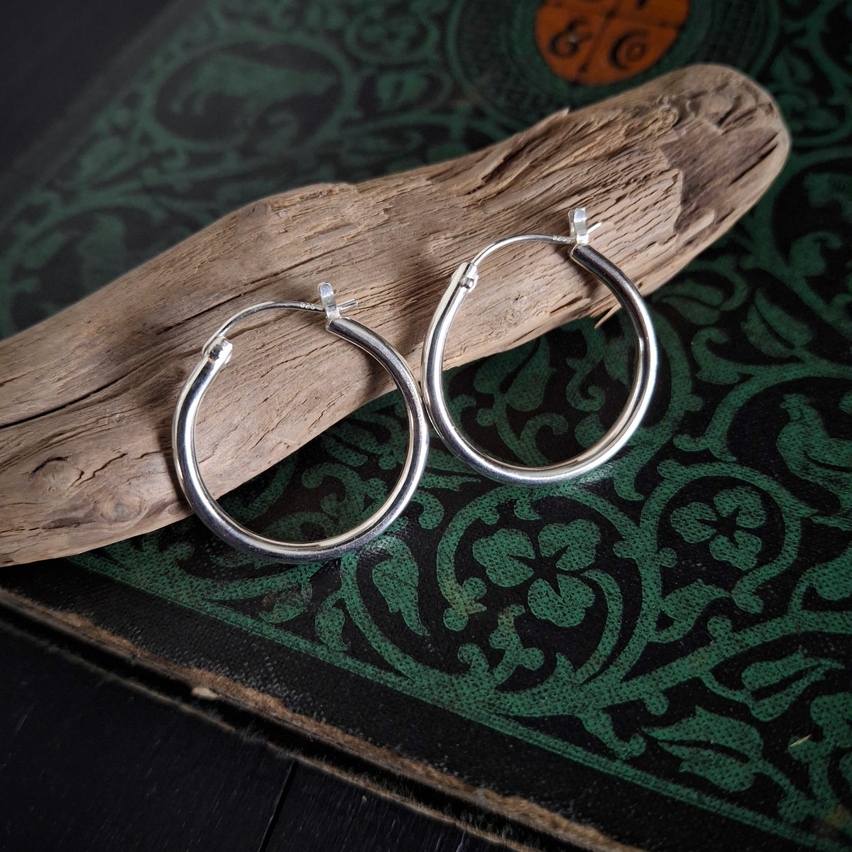 Everyday Sterling Silver Hoop Earrings | Classic Silver Hoops