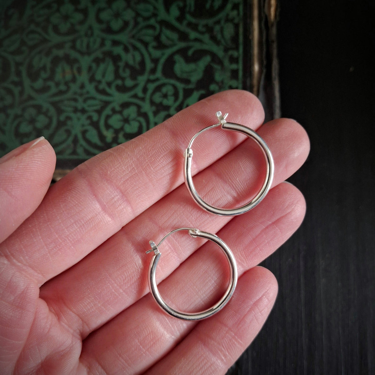 Everyday Sterling Silver Hoop Earrings | Classic Silver Hoops